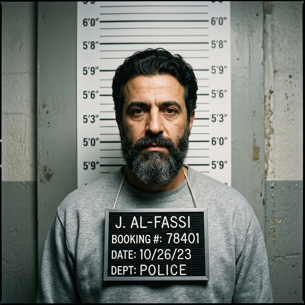 Booking photo of Tariq Al-Mansoor